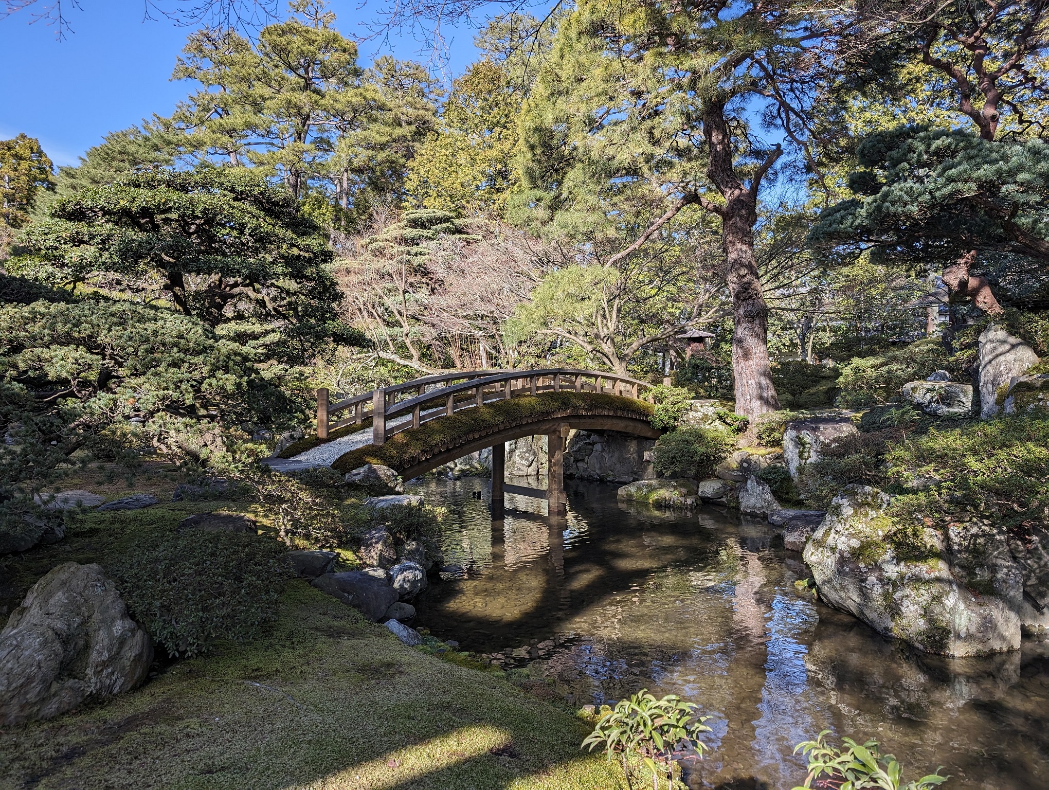 Oikeniwa (Pond Garden) in Kyoto Imperial Palace