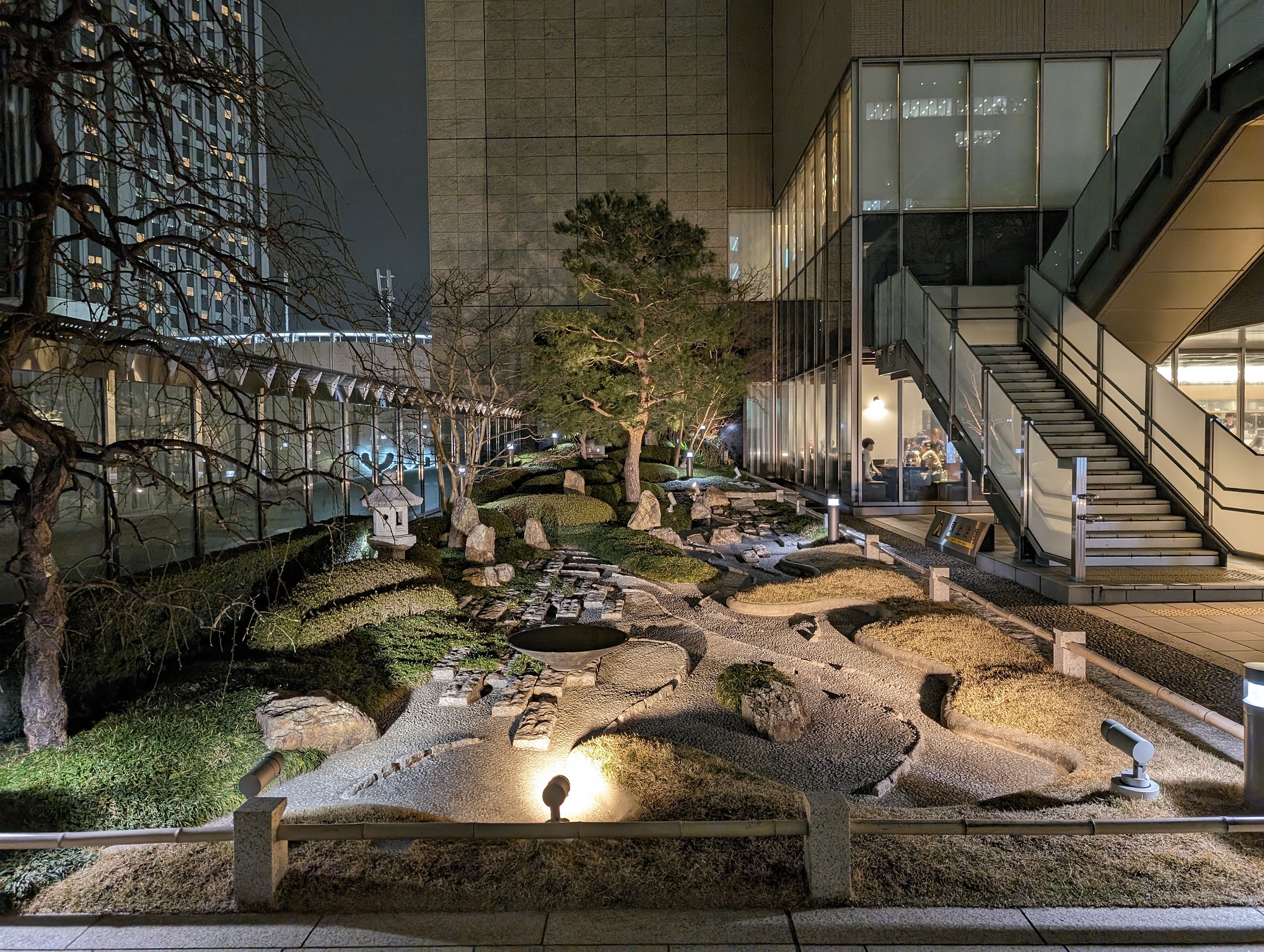 Rooftop garden at Osaka Station