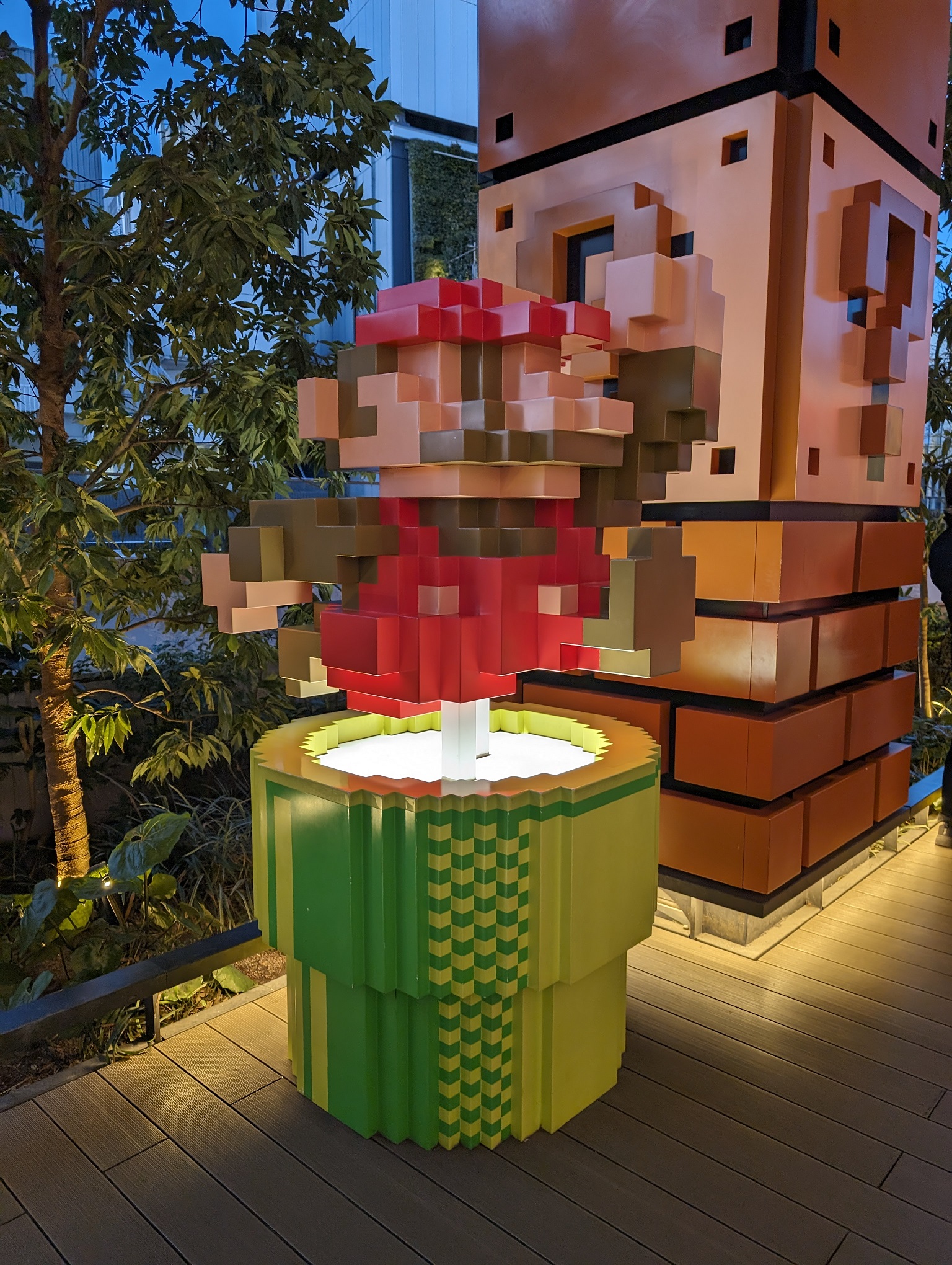 Mario statue at Nintendo Tokyo