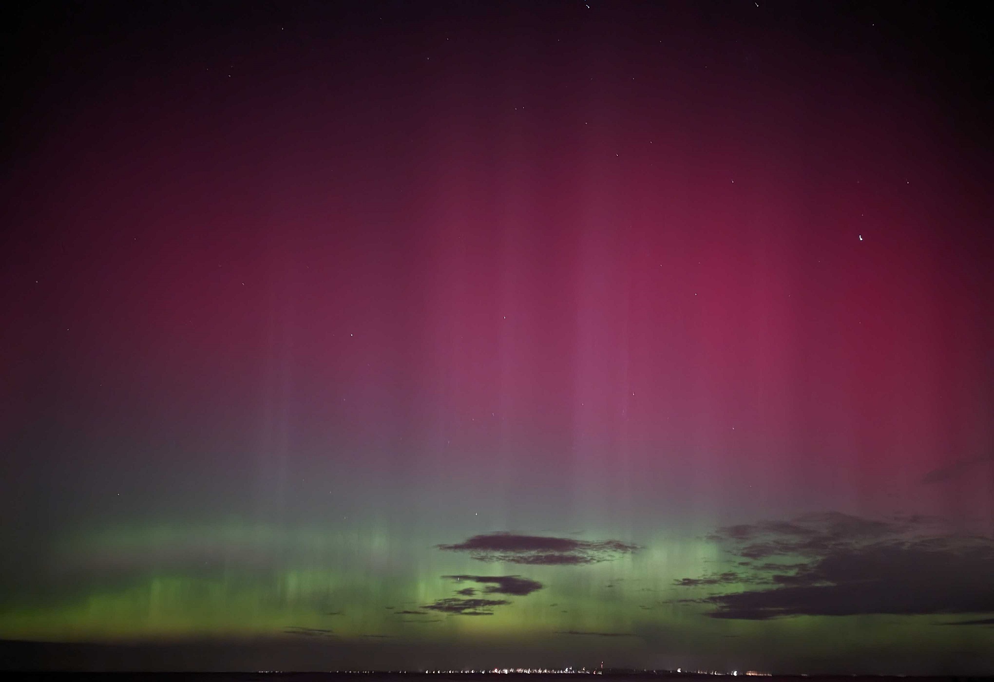 Aurora seen from Werribee, Victoria